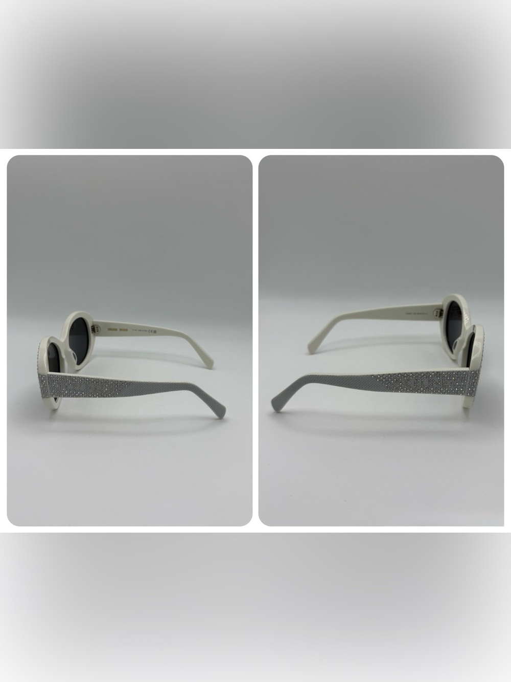 CELINE Round Sunglasses in Acetate with Crystals - Picture 5 of 8